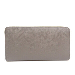 Celine Wallet logo leather motif long calfskin